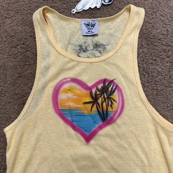 Boys Lie women’s cropped tanks. Size M/L. NWT! - Picture 3 of 6